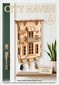 City Haven DIY laser-cut birch plywood house key holder kit